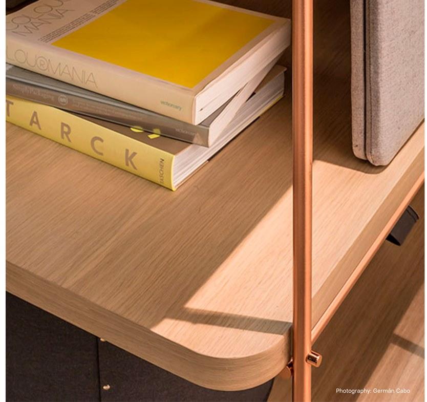 Momocca Модульный книжный шкаф-разделитель Julia Je08 - Вид №8