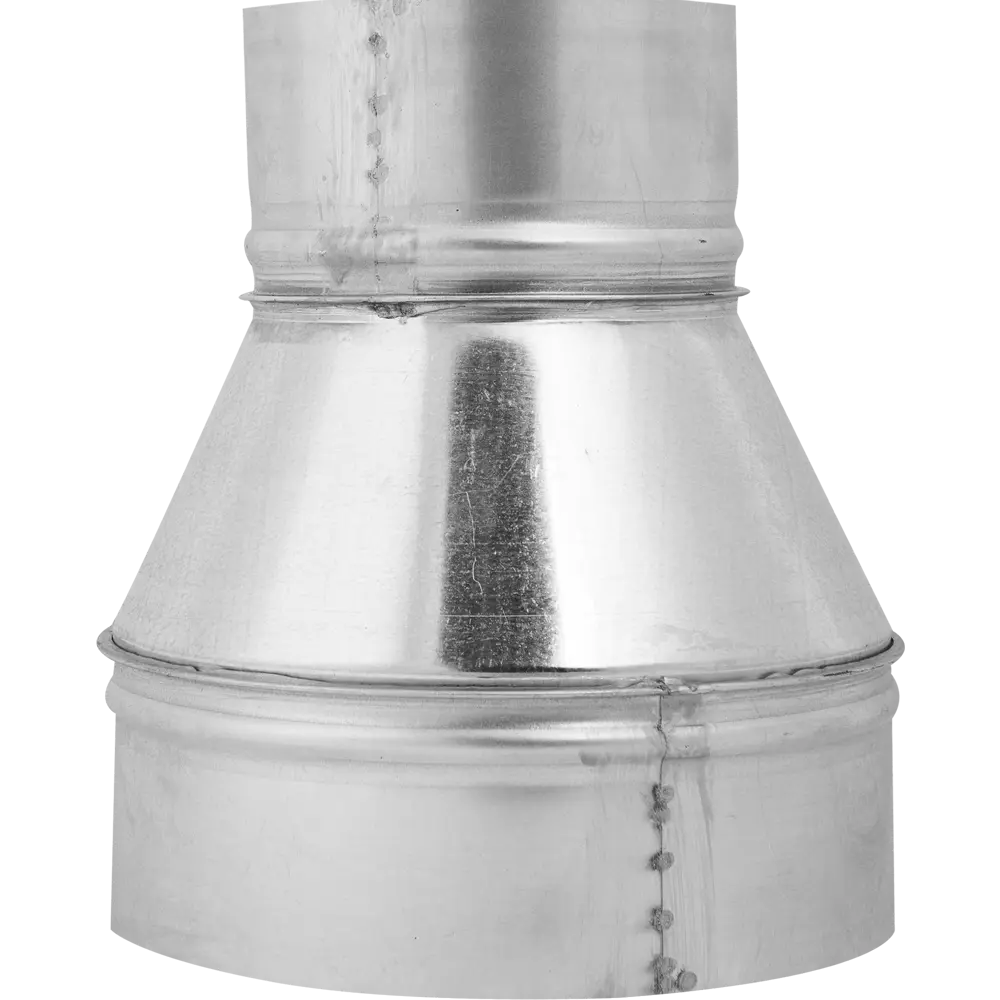 Переходник для круглых воздуховодов Ore D200/125 мм оцинкованный металл STLM-2127771 - Вид №1