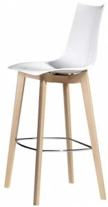 SCAB DESIGN Высокий табурет из поликарбоната Zebra