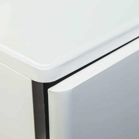 Тумба Sonic 65 см., цвет белый. 2 ящика. Закруглённые бока у фасадов. Хром ORANGE sun-id-1516942 - Вид №5