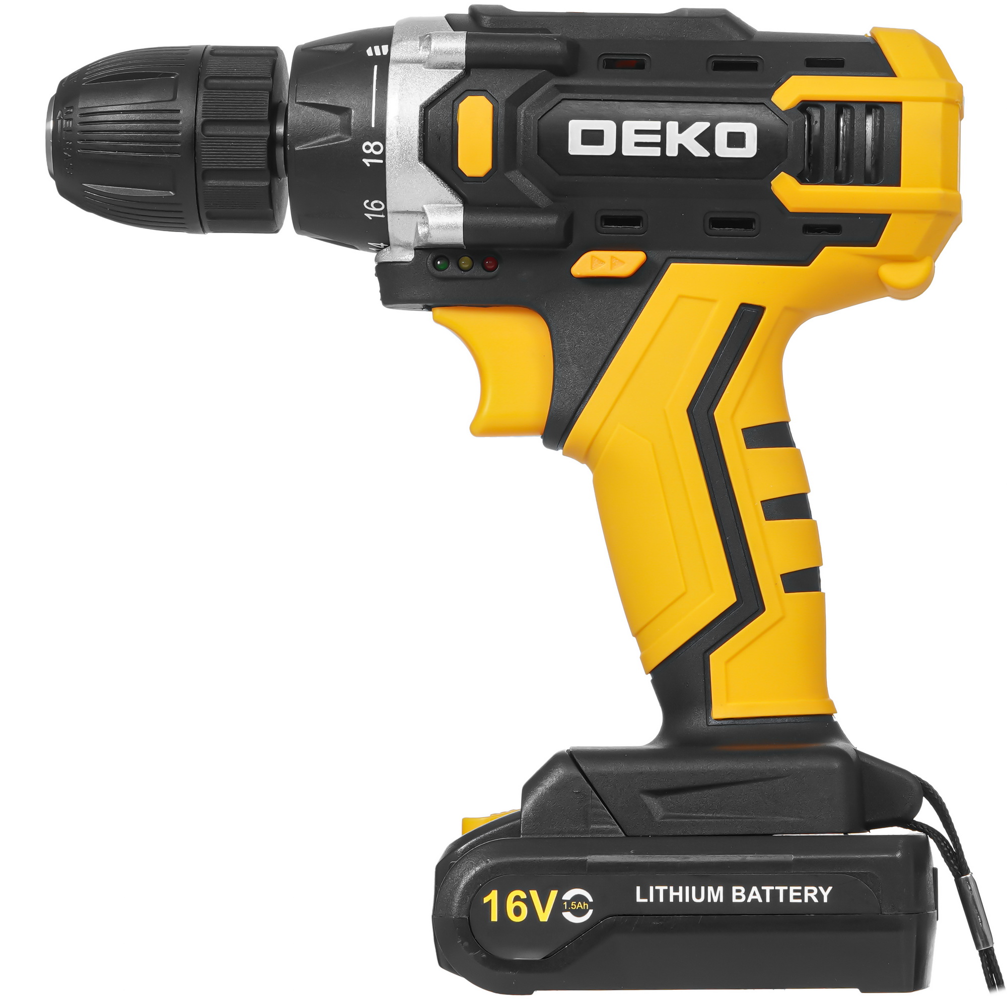 Дрель-шуруповерт DEKO DKCD16FU-Li 063-4099 5304359 STDN-0114116