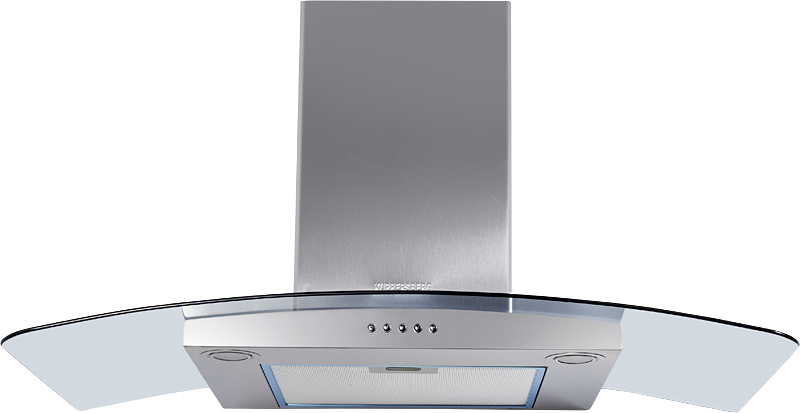 KAMINOX 90 X Настенная вытяжка, ширина 90 см, отвод/рециркуляция, 800 м3/час, механическое кнопочное управление, 3 скорости, led освещение 2х2 вт, таймер, металические жироулавливающие фильтры, угольный фильтр kf-l (опция), 42-63 дб, цвет нержавеющая стал Santreyd 