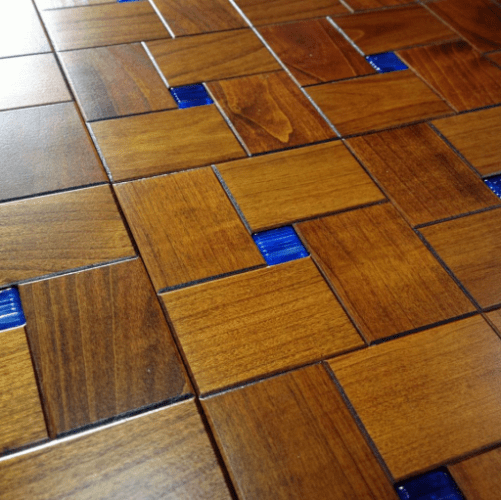 Модульный паркет Da Vinci Чипотл Хастла Дуб Натур брашированная, гладкая (Брашированная, Гладкая) 400х400 мм 26006000168 - Вид №2