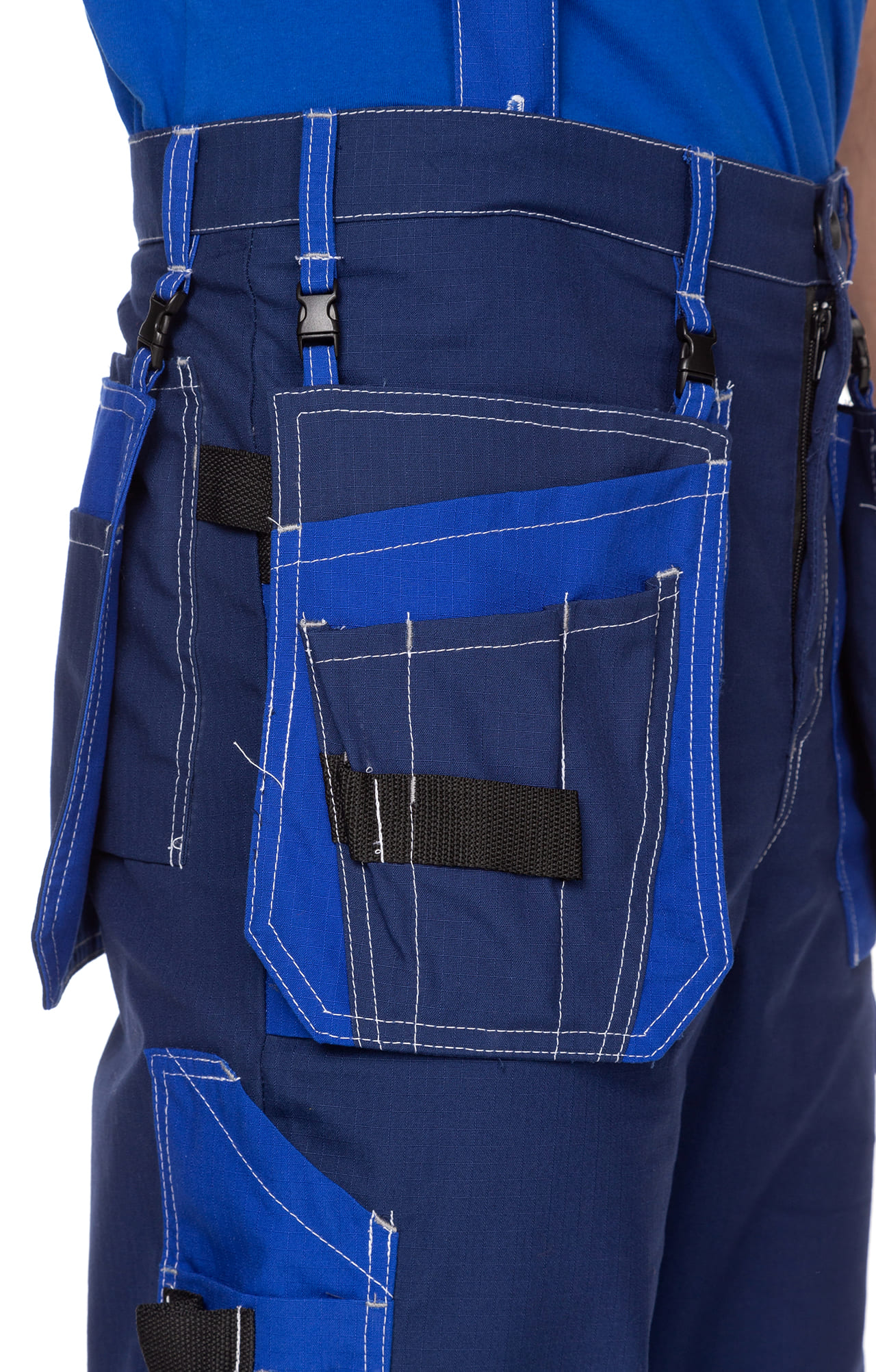 68808 Костюм "Прогресс" темно-синий с васильком  Летняя спецодежда  размер 52-54/170-176  - Вид №19