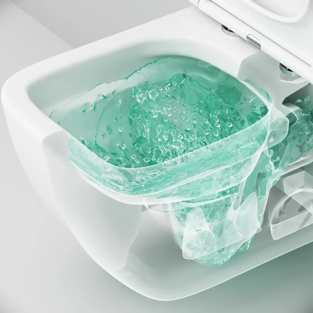 Подвесной унитаз AM.PM Gem с технологией FlashClean и микролифтом 89413039 STLM-1565087 - Вид №7