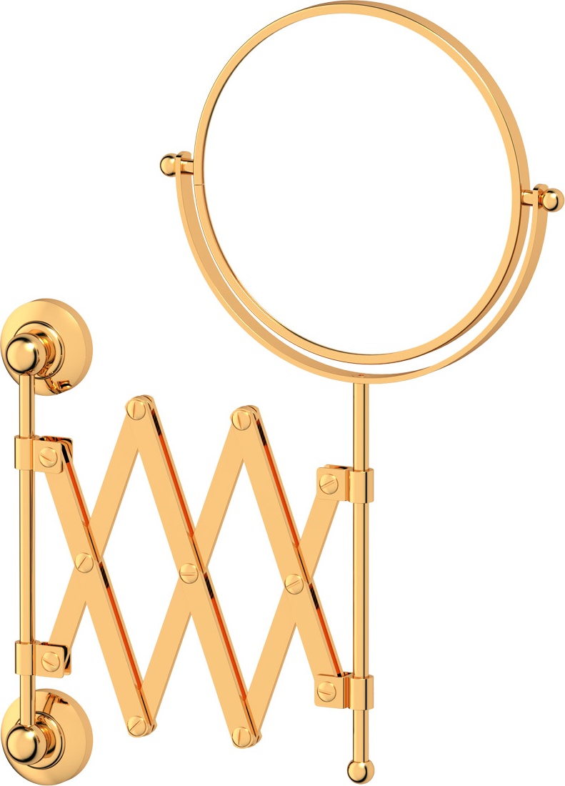 STI 220 Косметическое зеркало двустороннее x2 3SC STILMAR GOLD Treesseci 3SC