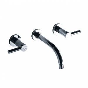 Смеситель для раковины на три отверстия ½", xxl, настенный монтаж, внешняя часть JOERGER Charleston Royal