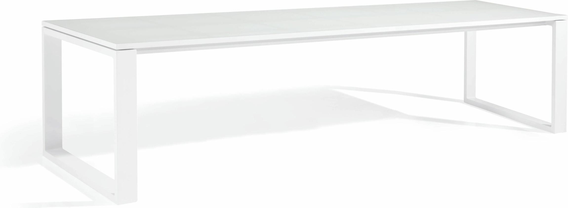 Обеденный стол pca white f8 300см x 100см Manutti Fuse MNST940