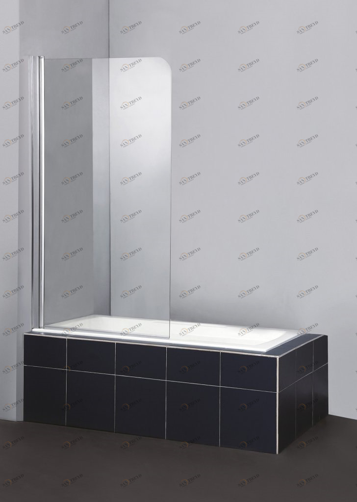 SELA-V-1-80/140-Ch-Cr-L Душевое ограждения на борт вынны BELBAGNO Китай 