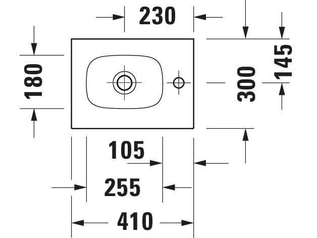 Керамическая прямоугольная ручная мойка Duravit Sivida ARCH-00090959 - Вид №3
