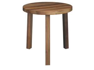 Круглый деревянный журнальный столик