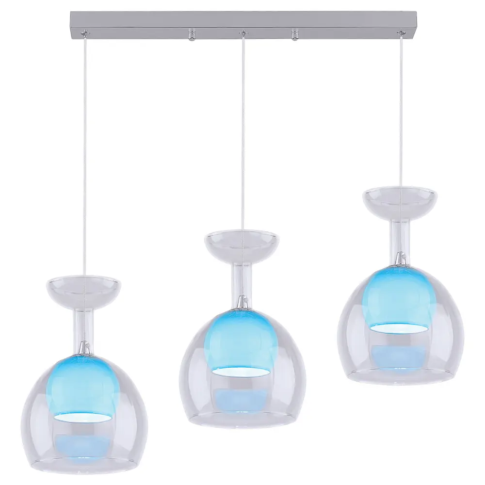 Подвес Lumin`arte Lagune, LEDх35 Вт, 150 Лм, металл/стекло, цвет хром/прозрачный LUMIN ARTE STLM-2011110