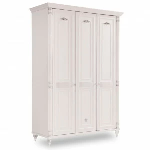 Шкаф распашной белый трехстворчатый Romantic CILEK ROMANTIC 00-3832572 Белый