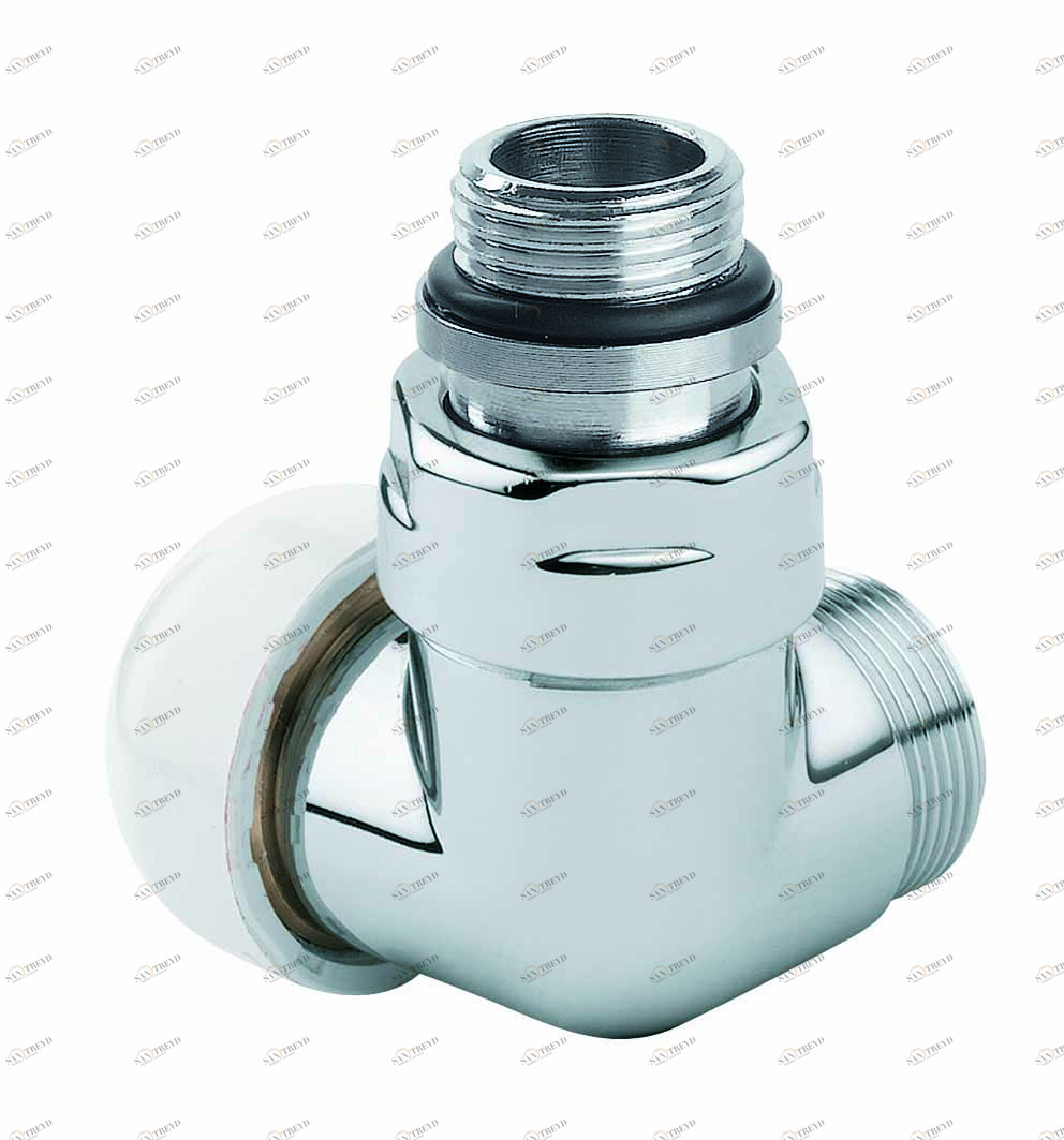 Carlo Poletti V75110IDX Держатель коаксиальный, правый или левый с соединением под стальную трубу 