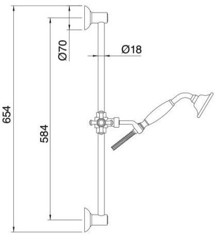 Rubinetterie Treemme Old italy  4467  - Вид №1