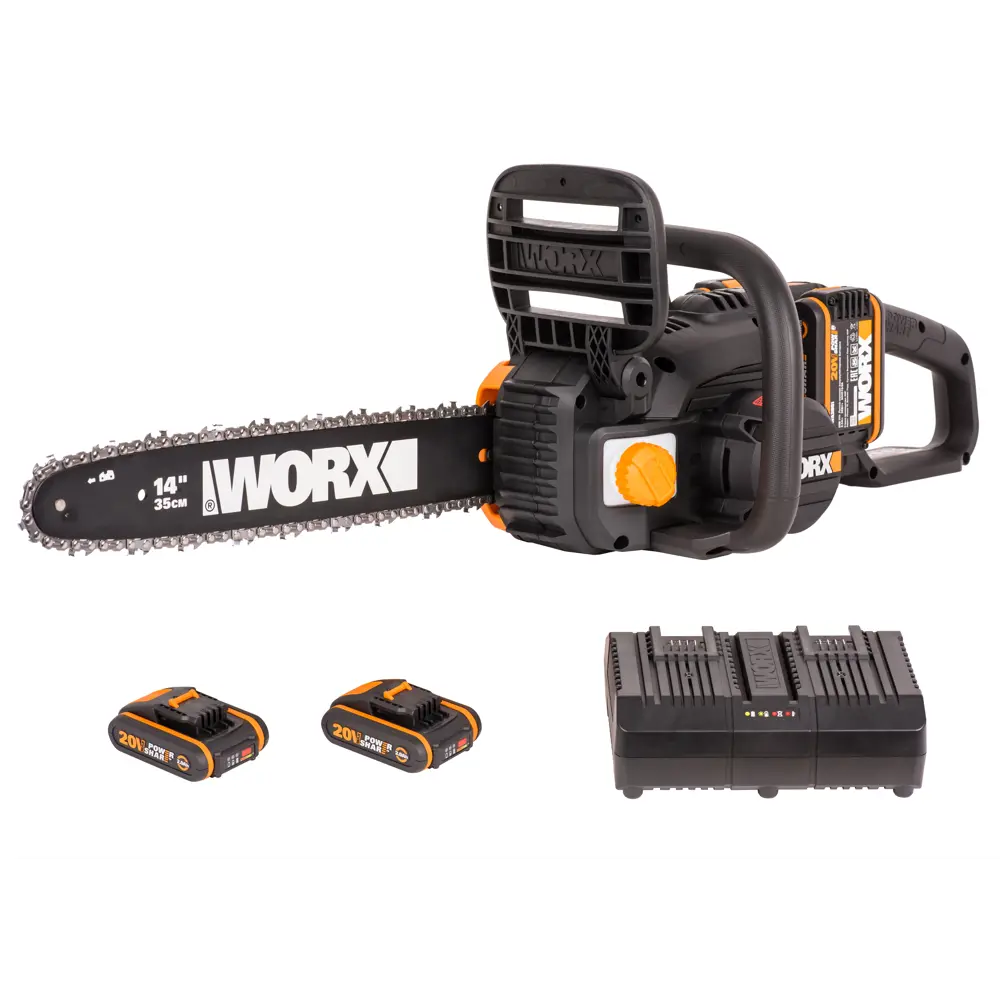 Аккумуляторная пила WORX WP370E 40V с шиной 35 см - полная автономность в работе 82600069 STLM-0031100