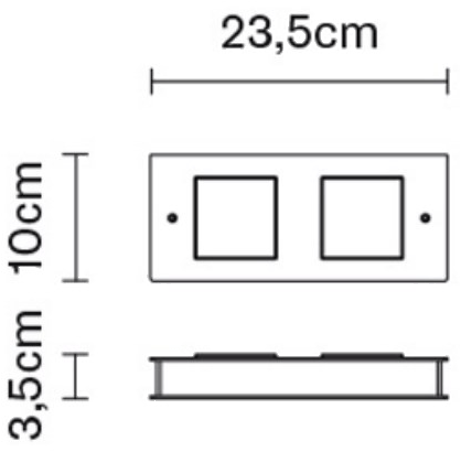 Fabbian Настенный светильник из алюминия непрямого света Quarter sun-id-1422534 - Вид №12