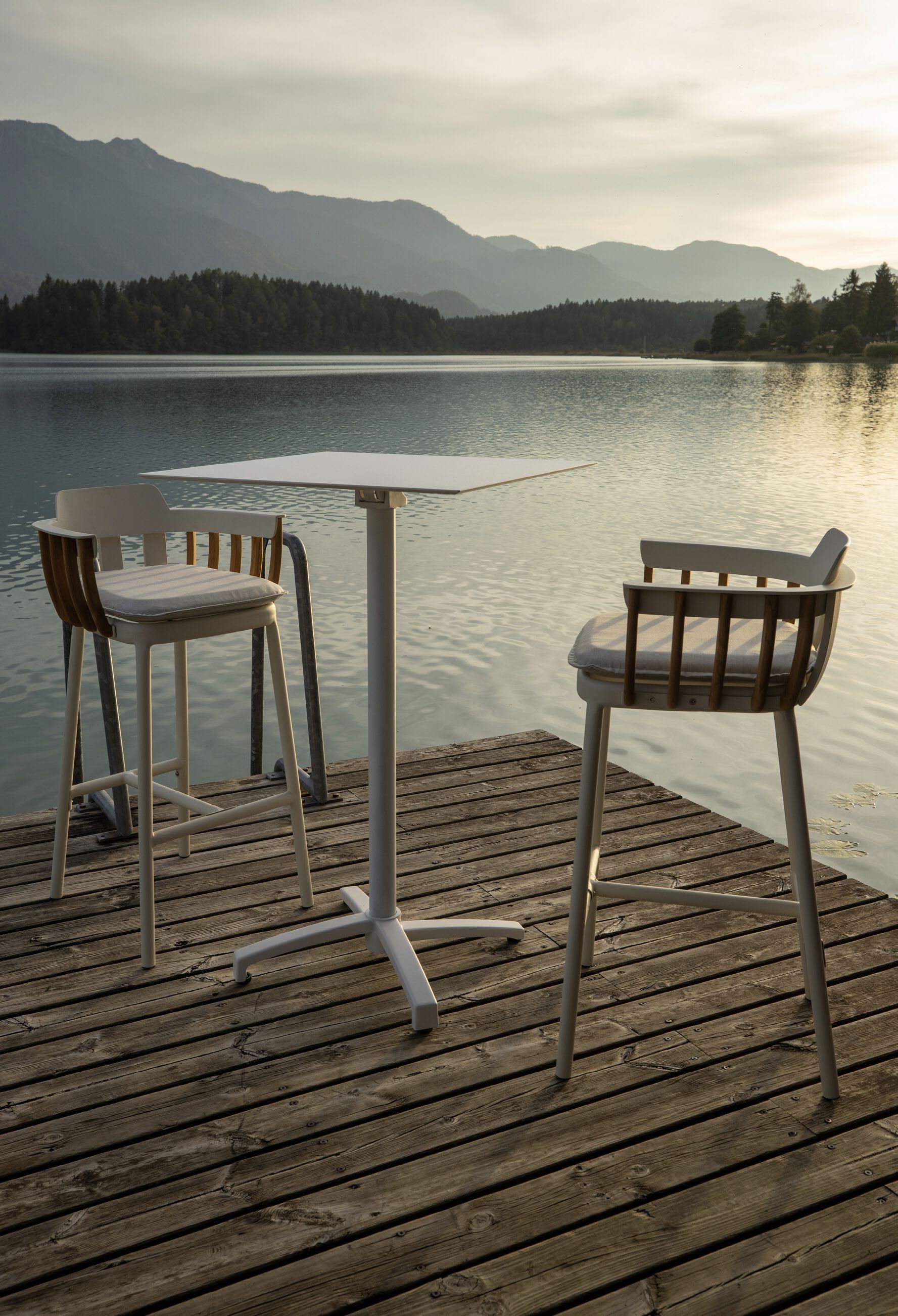 Высокий садовый стул со спинкой DRIGANI Dream ARCH-00034656 - Вид №2