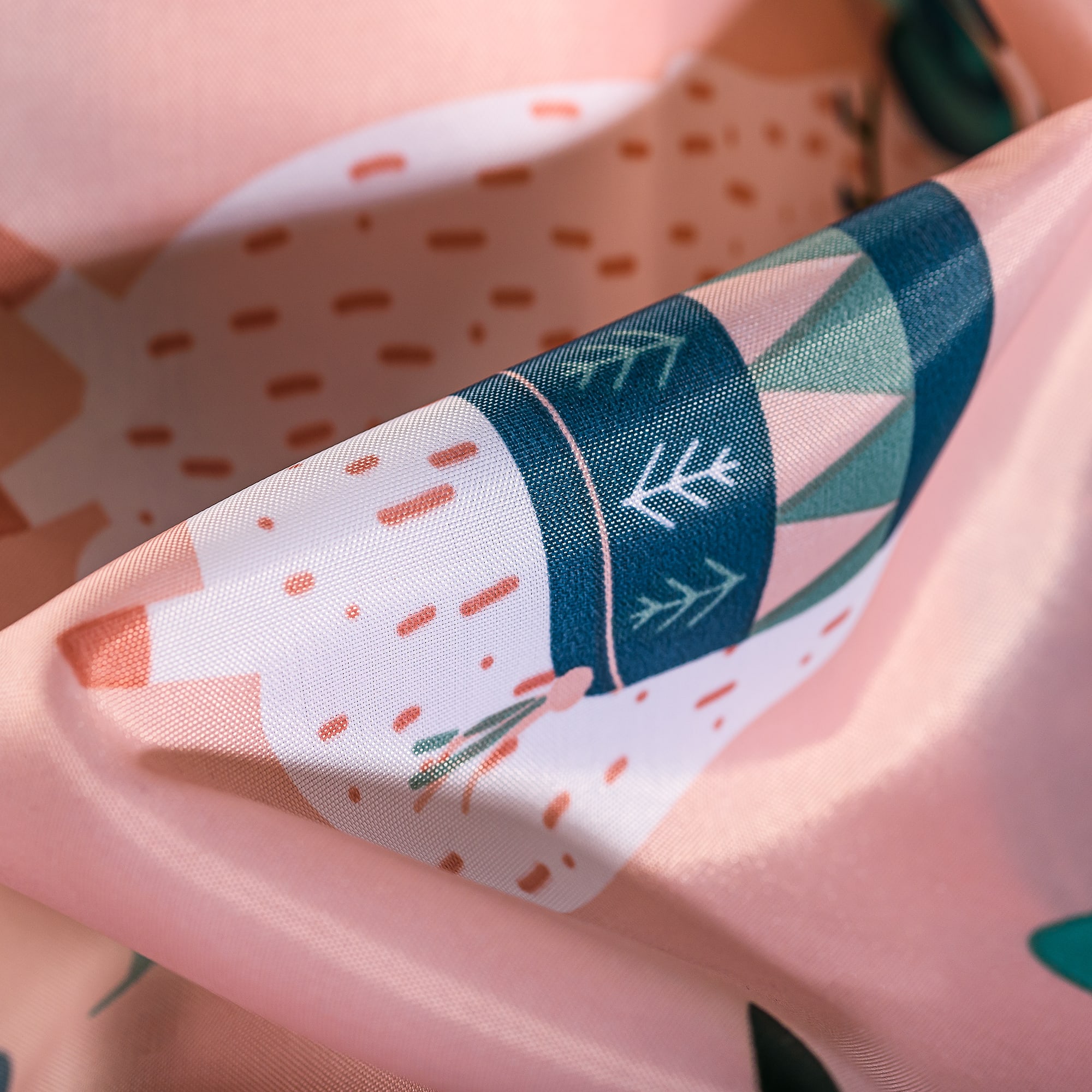 88109930 Штора для ванны 180x180 см, полиэстер, цвет розовый Lama Santreyd - Вид №4