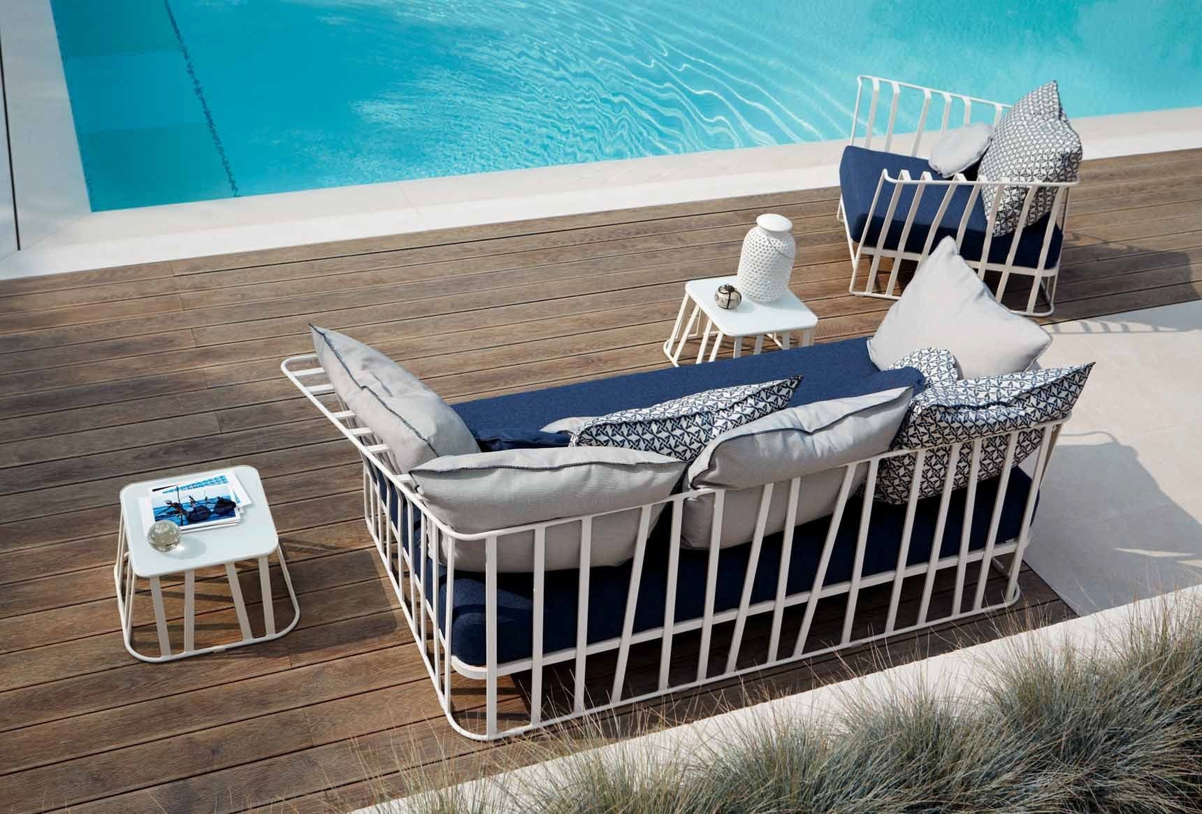 Алюминиевый садовый диван Roberti Hamptons Graphics ARCH-00035025 - Вид №5