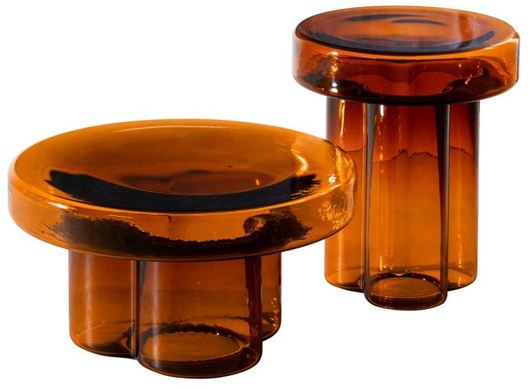 Miniforms Круглый журнальный столик из дутого стекла sun-id-1474002 - Вид №4