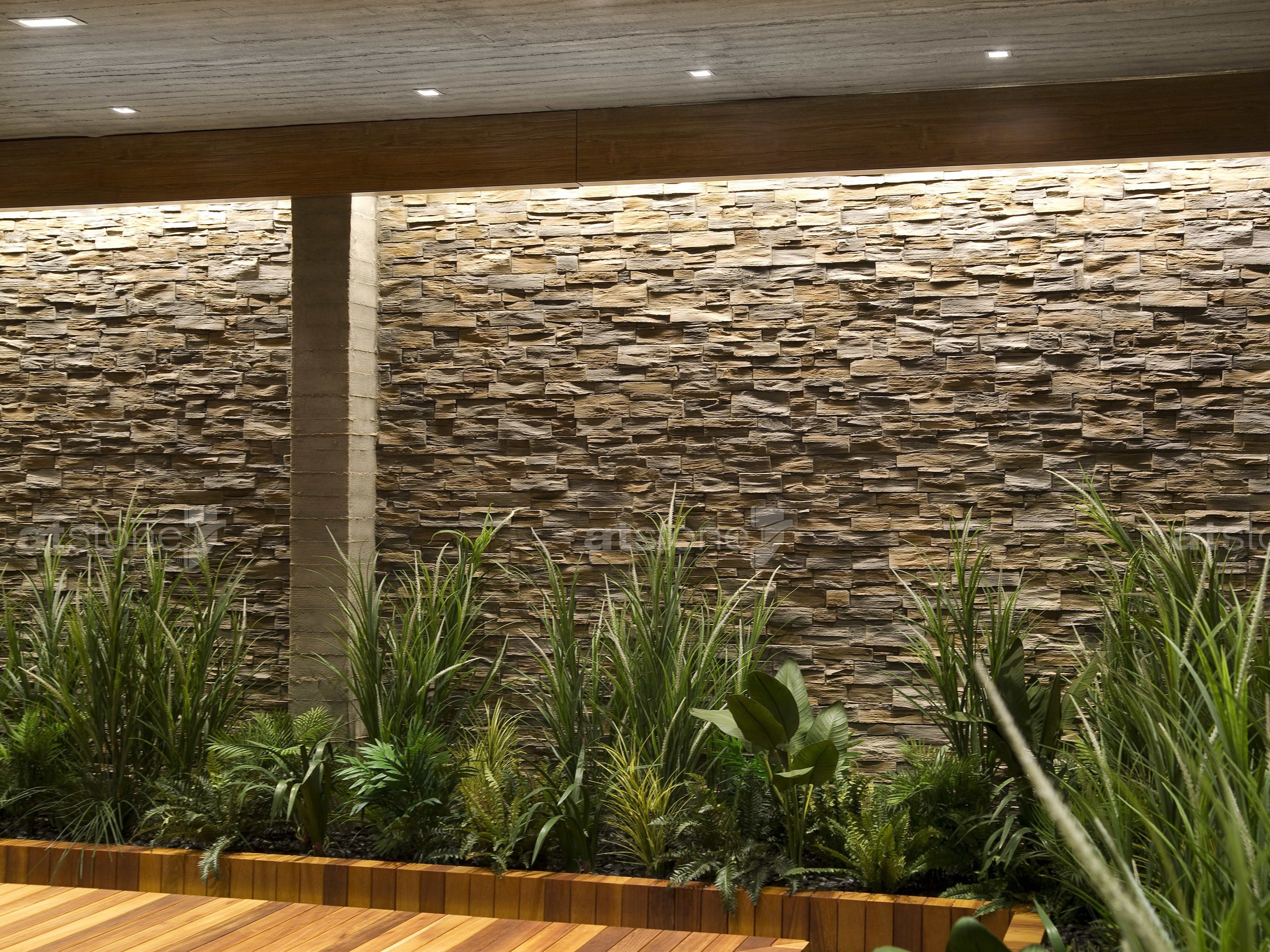 Панель с трехмерными эффектами из стекловолокна для внутреннего / наружного эффекта камня Artstone Panel Systems PIZARRA ARCH-00064574 - Вид №1