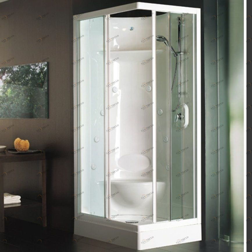 Душевая кабина с гидромассажем Box Basic Recta Standart 90 см Karolitalia BOXBASICRECTASTANDART