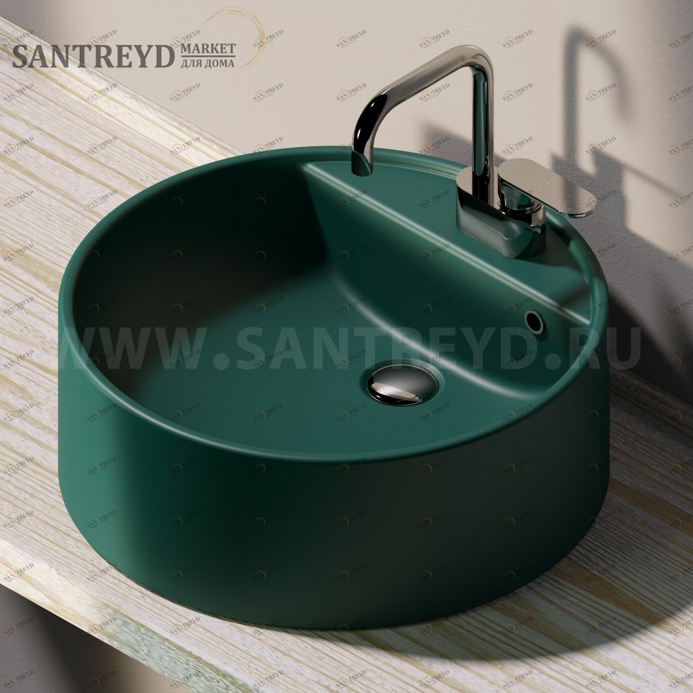 5050C5020 Накладная раковина на столешницу  круглая Ceramica Flaminia Twin