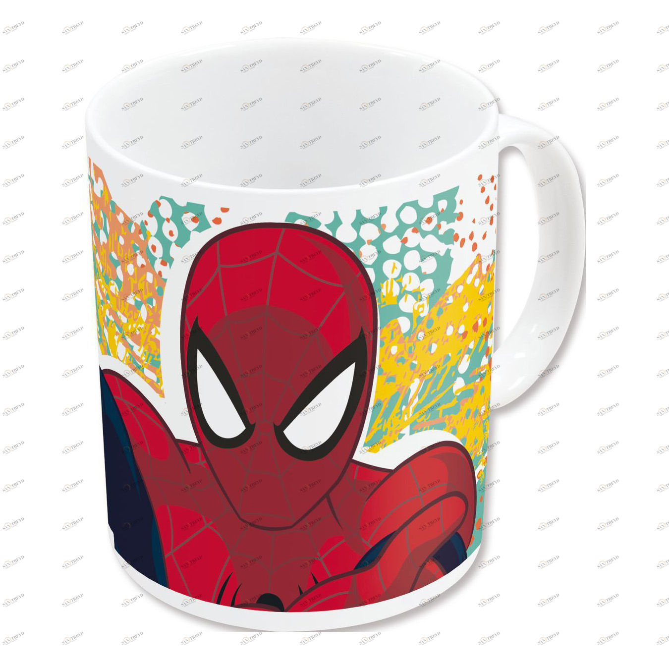 Кружка керамическая №3 "Великий Человек-паук", 220 мл STOR ЧЕЛОВЕК-ПАУК 335739 Белый Santreyd 