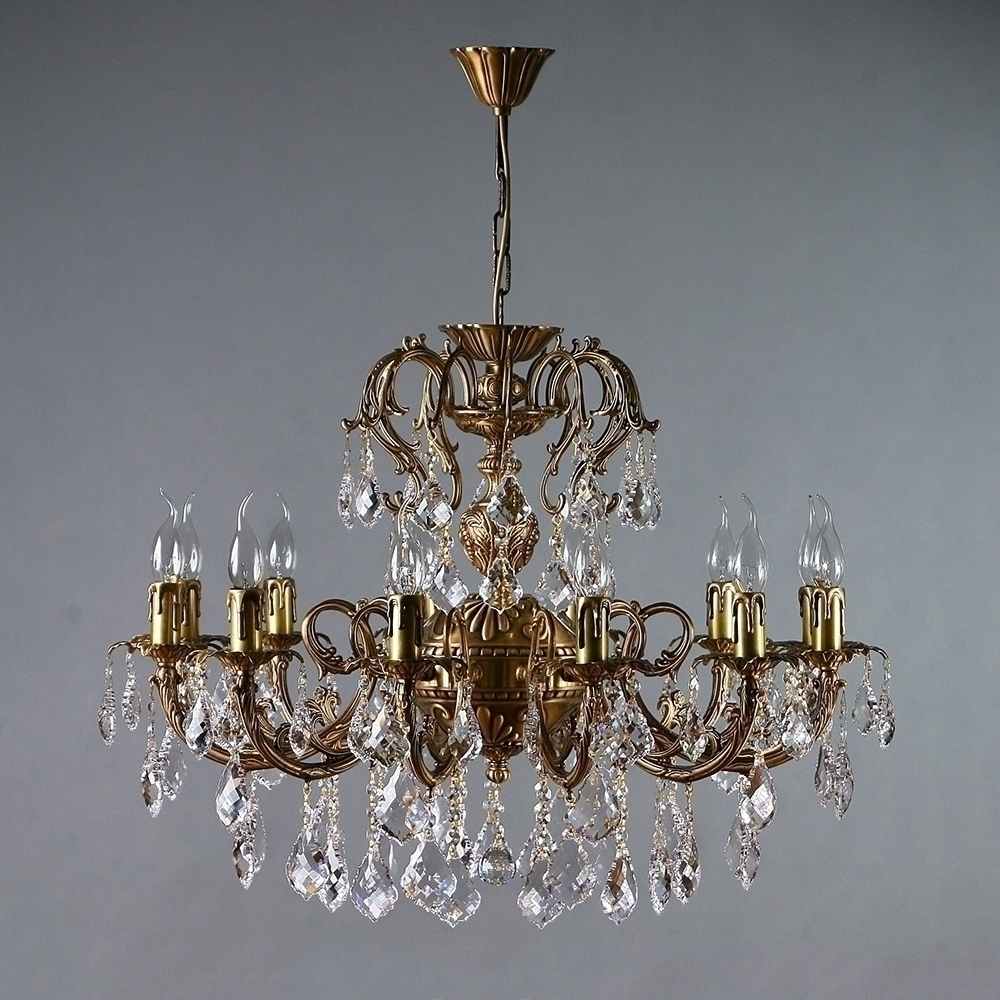 096769 Люстра Ambiente 12L 8888/12 AB New Leaf Mantra Alicante