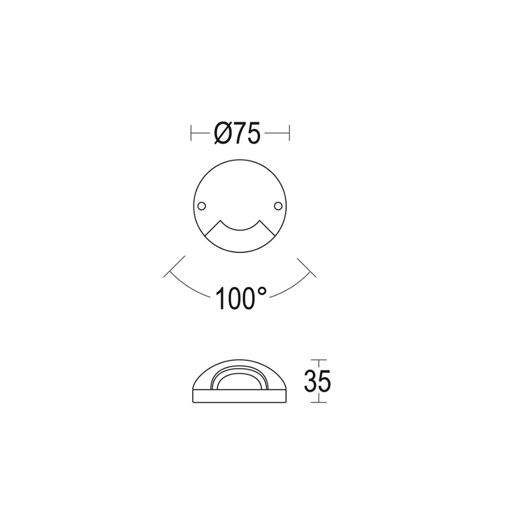 MicroGeos Flat 75 24V Ghidini Geos 1L Flat .05 Темно-Cерый (Матовый)  - Вид №1