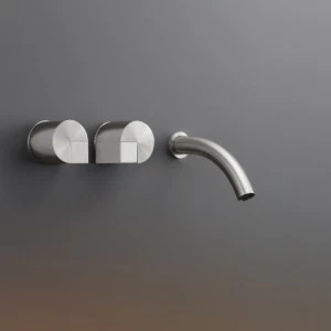 Настенный двойной ручки смеситель с носиком L. 125 мм  DET20 CEADESIGN