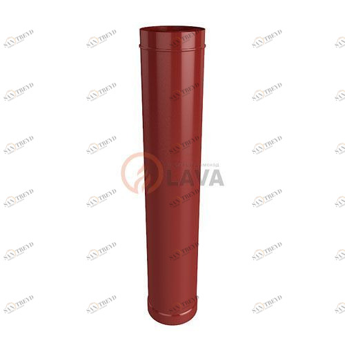 Труба-сэндвич LAVA 150/220 мм. 1 м. красный (3011) 4411