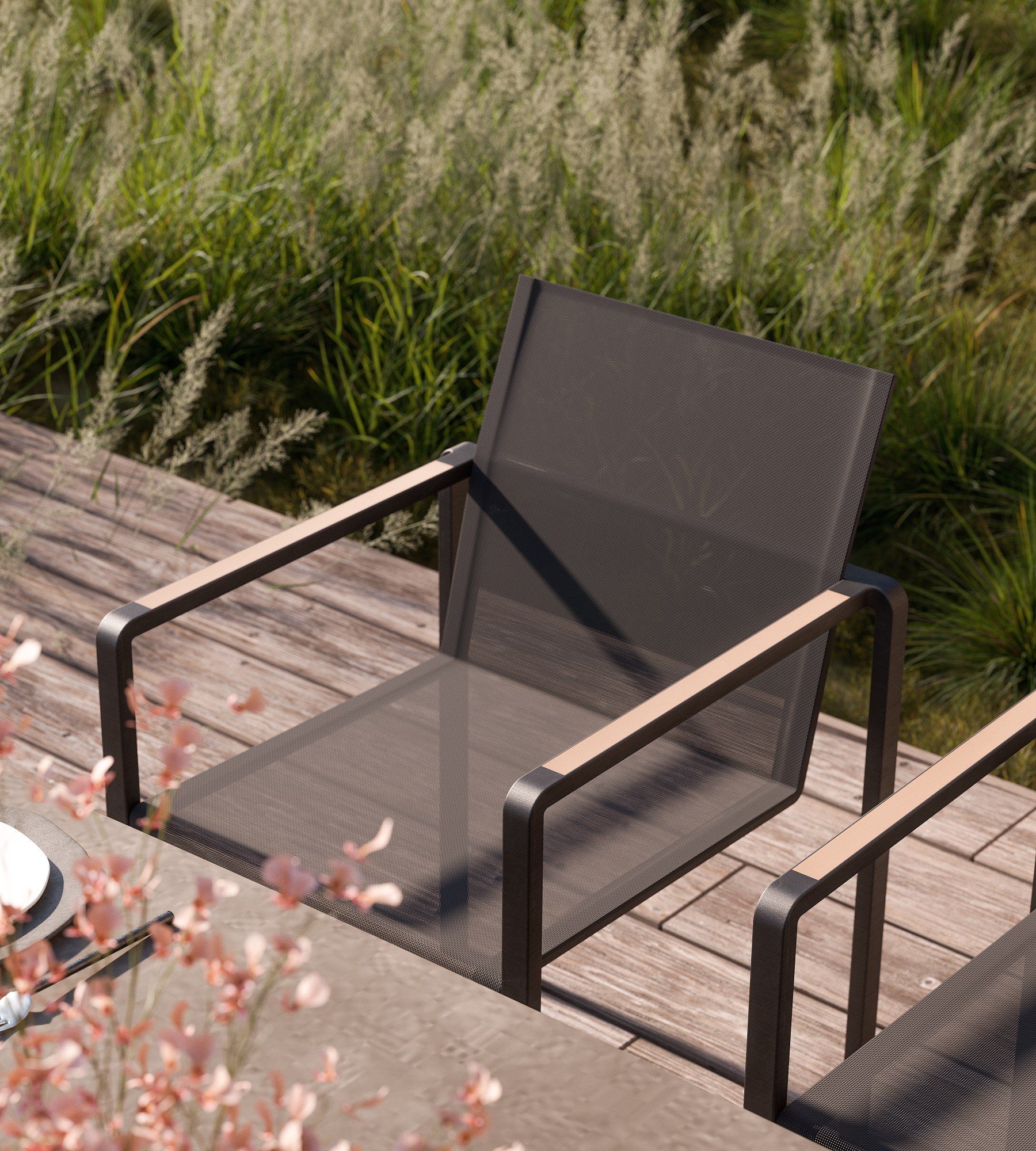 Садовый стул Batyline® с подлокотниками Royal Botania Alura ARCH-00147765 - Вид №3
