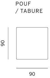 prostoria Мягкий пуф Seam sun-id-1482781 - Вид №1