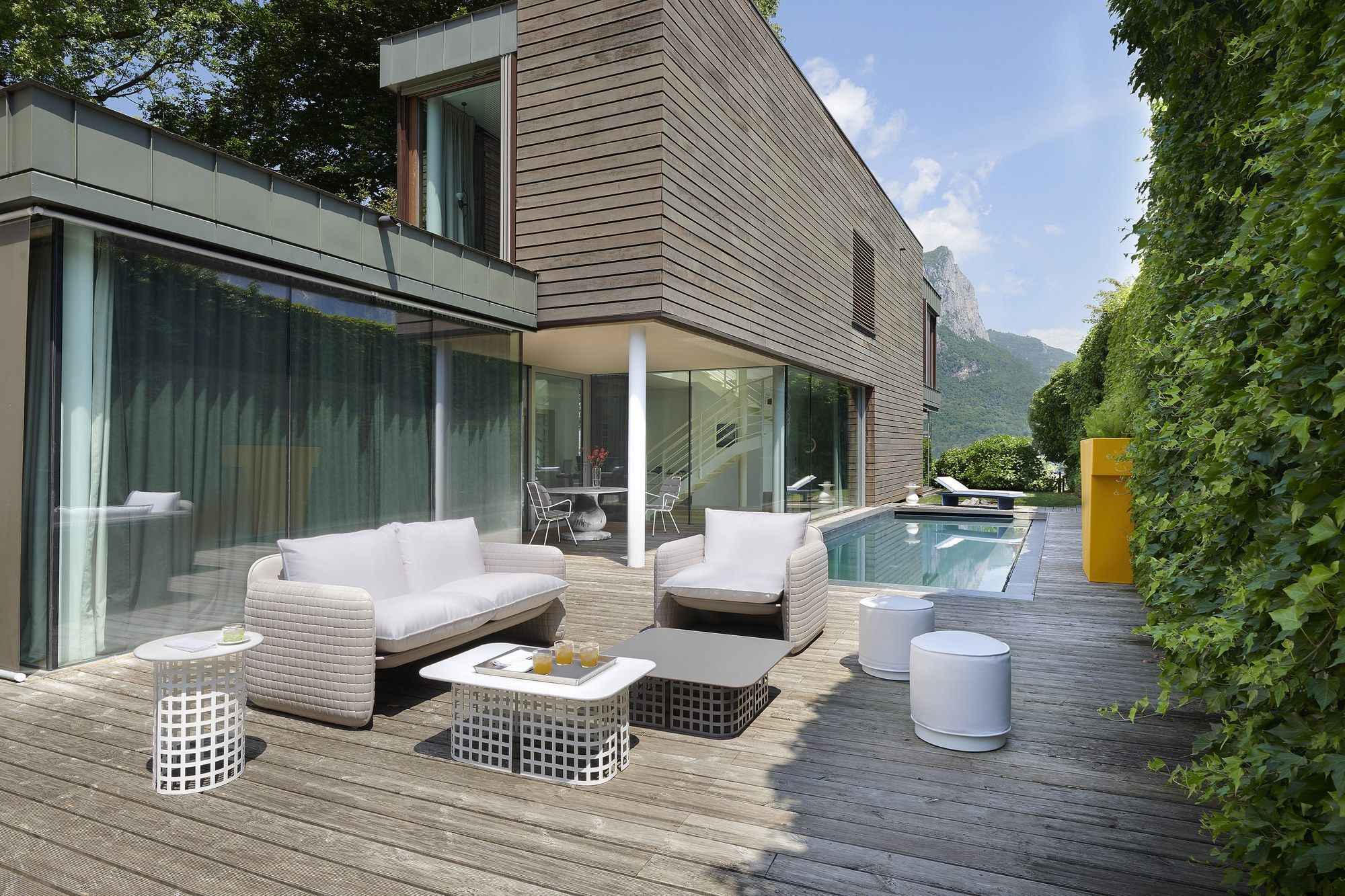 Низкая ткань сад стул SLIDE ARCH-00044696 - Вид №6