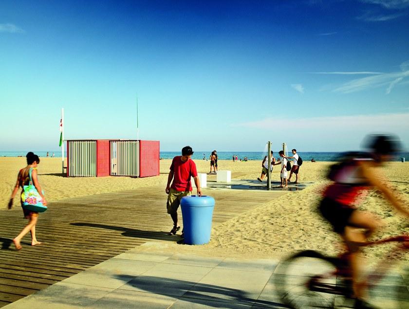 URBIDERMIS Пластиковая урна для мусора с крышкой для улицы sun-id-1417259 - Вид №1