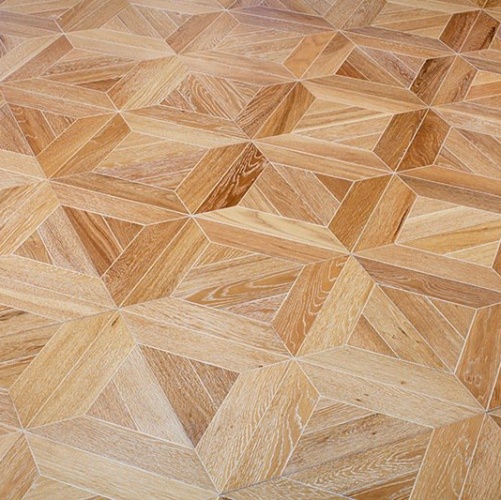 Модульный паркет Marco Ferutti Castello Castello Беленый Дуб с брашью (Текстурированная) 450х450 мм 2600600042 - Вид №2