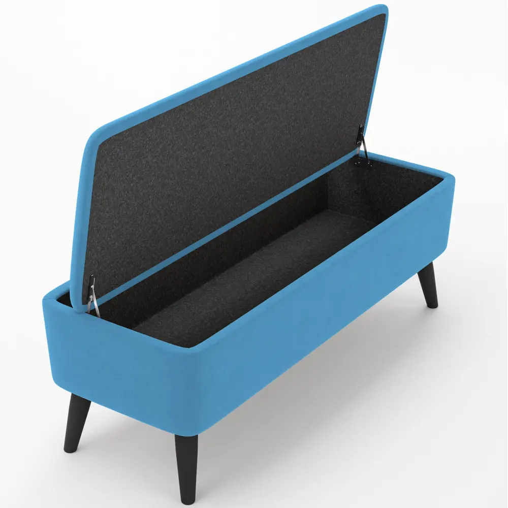 Банкетка полиэстер Seasons Гарда Camaro 21 бирюзовый 112x43 см STLM-2198519 - Вид №2