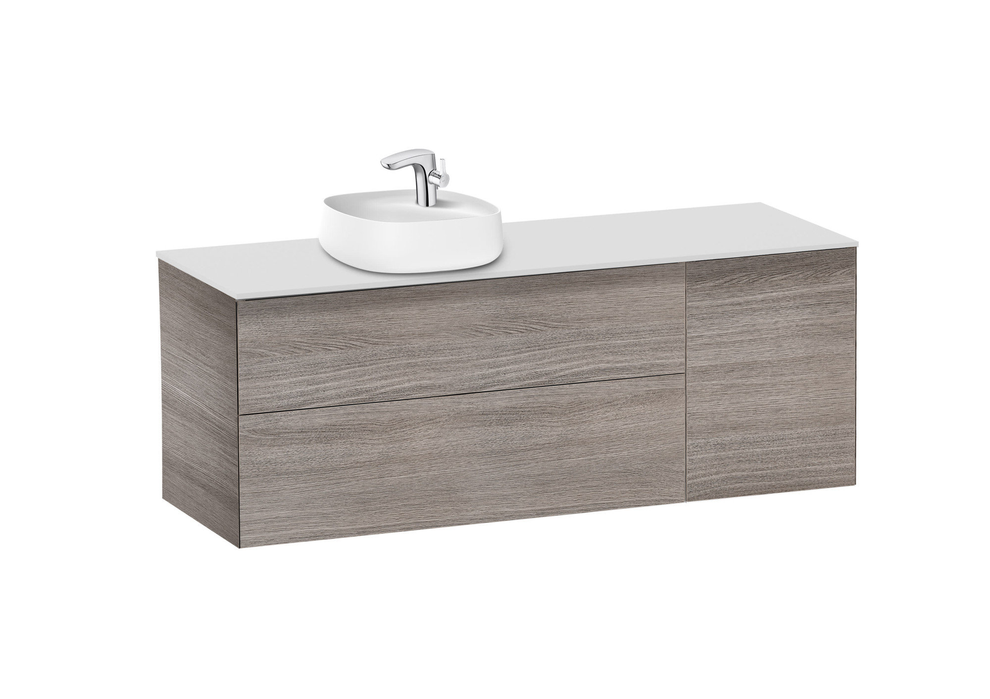 A851402402 Тумба под умывальник 455 мм на столешнице слева ROCA Beyond