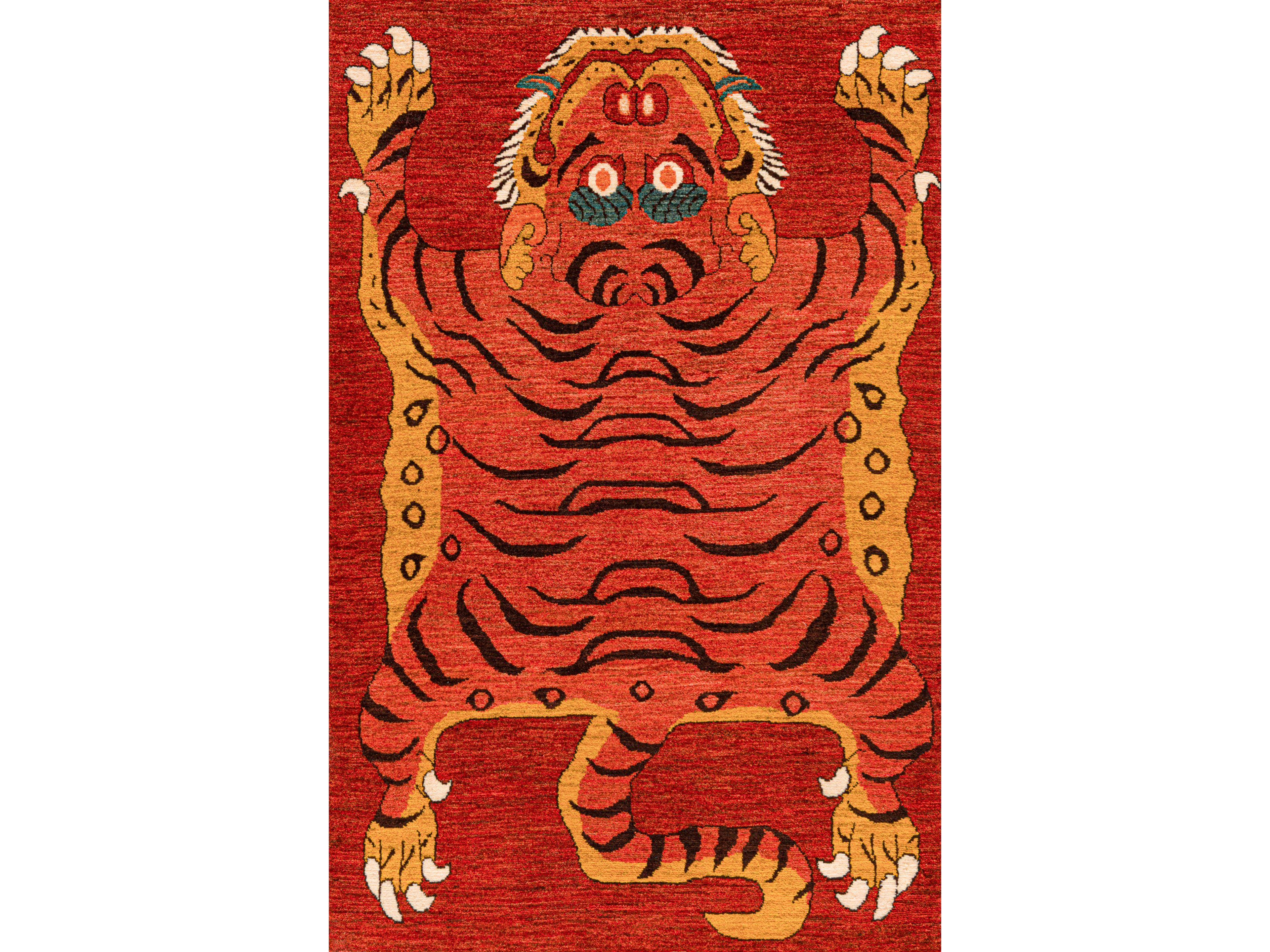 Прямоугольный шерстяной ковер Zollanvari Tiger-Designer ARCH-00058021 - Вид №1