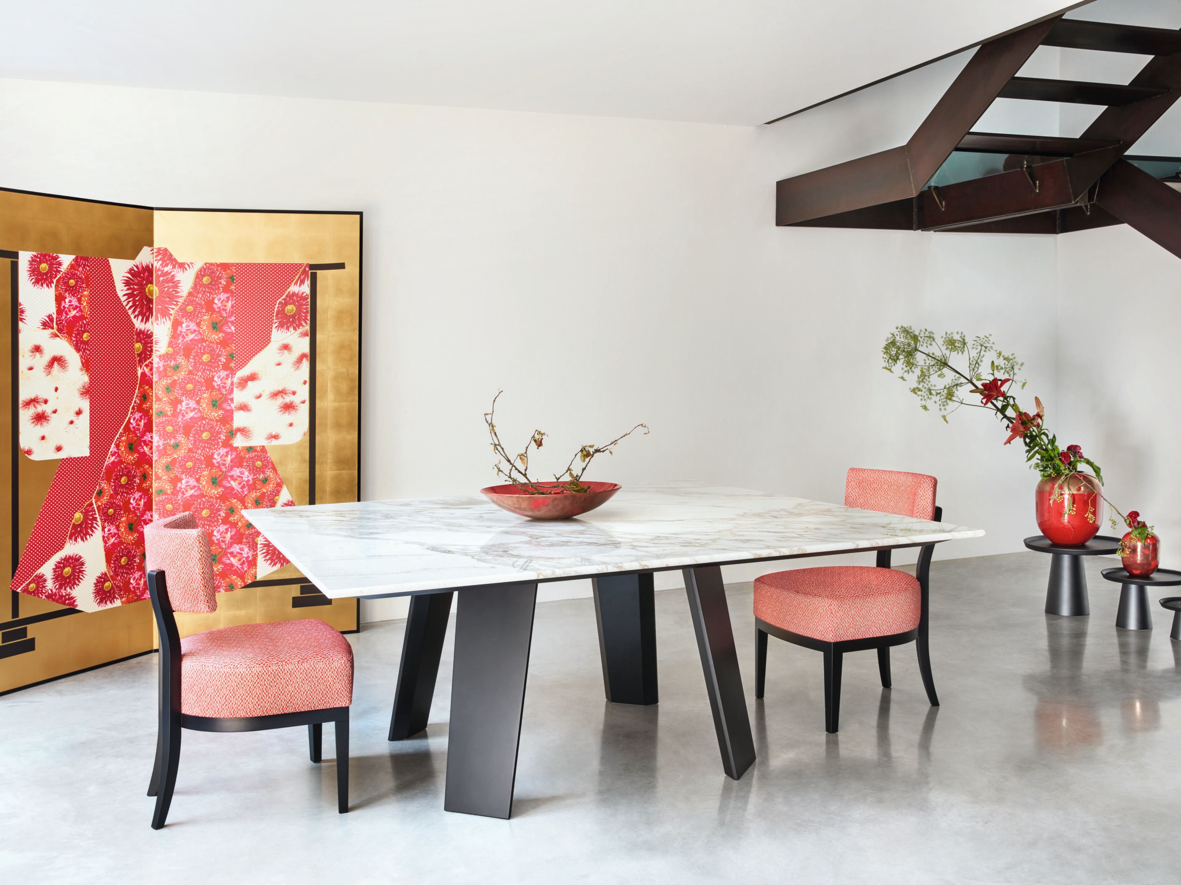 Круглый керамический журнальный столик K-3 Maiko ARCH-00091728 - Вид №2