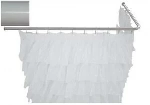 Карниз для ванны Aquanet угловой Г-образный 170x80 белый