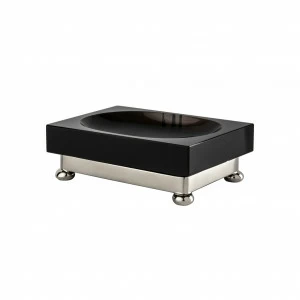 ФС11П-604 ФС11П-604 Мыльница прямоугольная ГЛАДКИЙ ОБСИДИАН Cristal & Bronze OBSIDIENNE LISSE