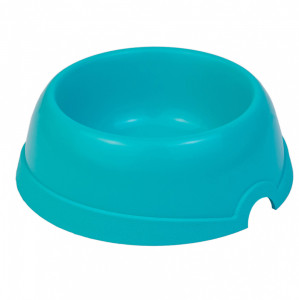 ПР0059350 Миска для животных пластиковая бирюзовая 200мл ХОРОШКА
