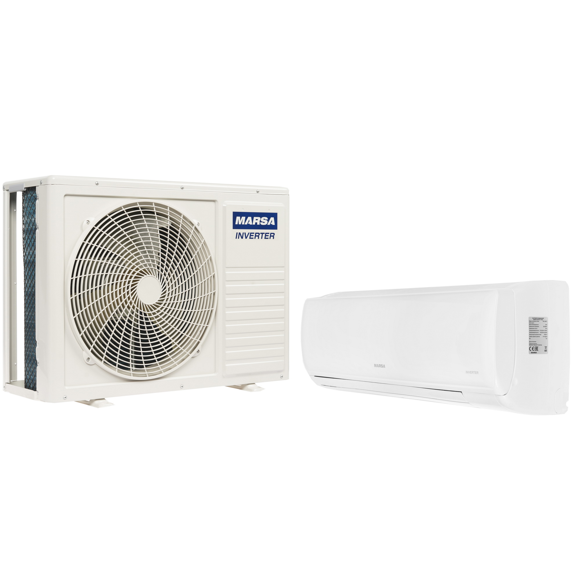 1253415 Кондиционер настенный сплит-система Marsa RK-24MTI/RK-24MTIE белый STDN-0023151