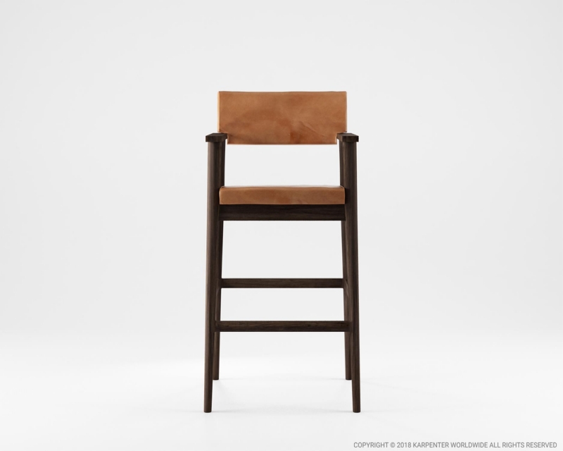 510_1118 Подлокотник барный с кожей Karpenter 