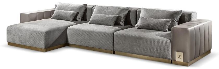 Cantori Модульный кожаный диван с шезлонгом sun-id-1349884 - Вид №1