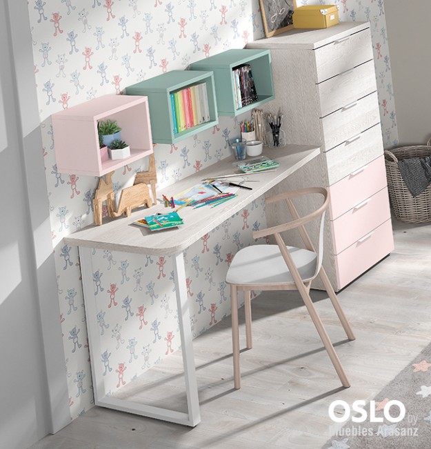 103012 Детская комната с простой кроватью Ambiente 23 Arasanz Oslo Santreyd