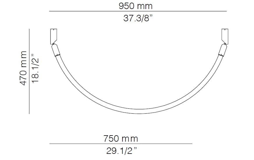 Силиконовая затемняемая светодиодная потолочная лампа Estiluz Arco ARCH-00044909 - Вид №7